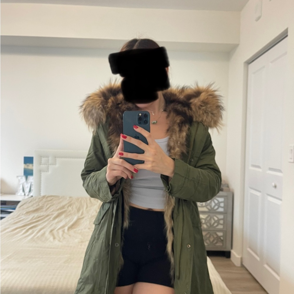 New Parka with real fox fur